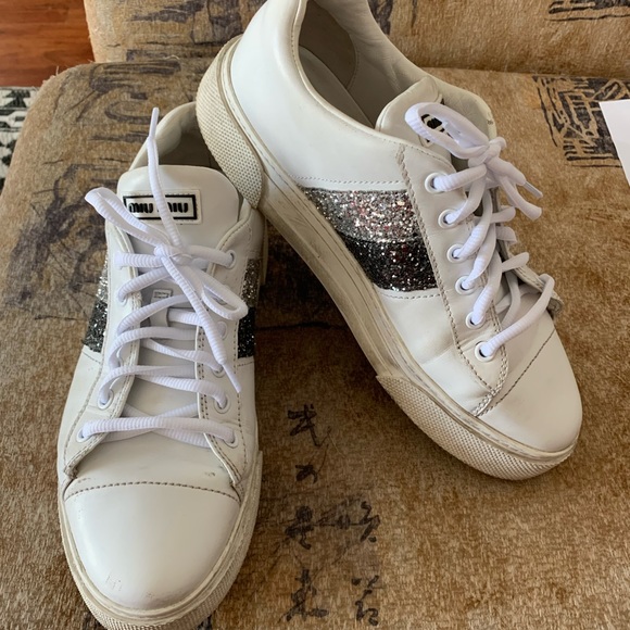 Miu Miu 100% authentic woman’s sneakers size 39 - Picture 1 of 16